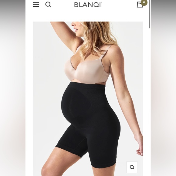Black Blanqi maternity shorts - Picture 5 of 5